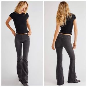Free People Pull On Penny Flare Jeans Jeggings 25